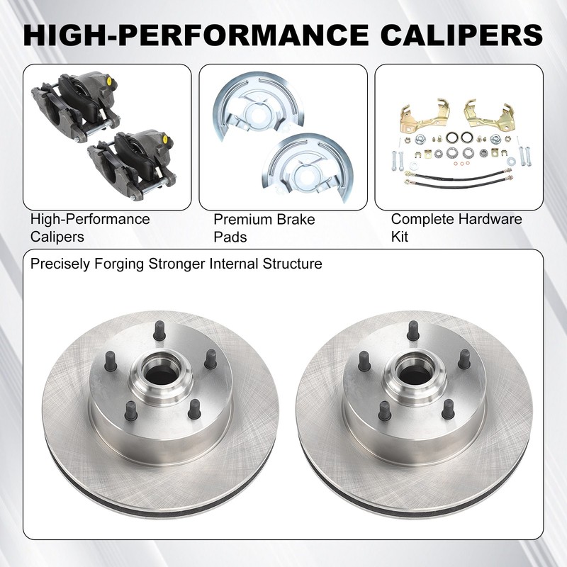 Front Disc Brake Conversion Kit Deluxe Front Disc Brake Conversion Kit gallery