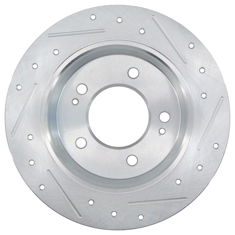 Rear Drilled Brake Rotors Brake Pads for Hyundai Veloster Elantra Kia Forte Soul gallery