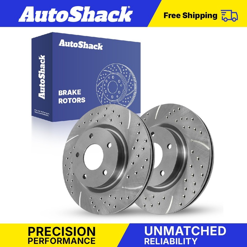 Front Drilled Slotted Brake Rotors for Nissan, Altima 2007-2013