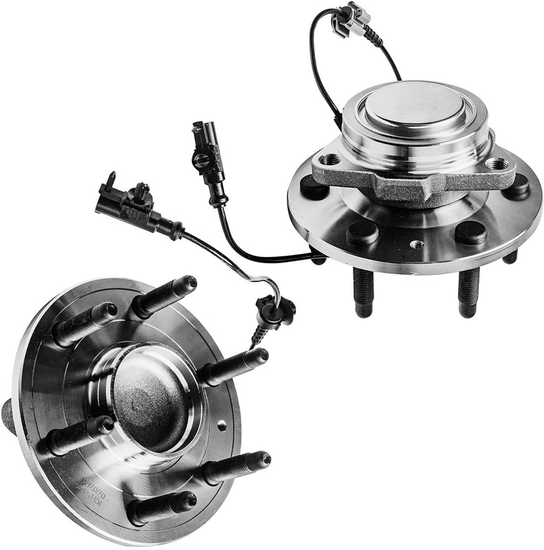 2WD Front Drilled Rotor Brake Pad Wheel Bearing TieRod for Sierra Silverado 1500 gallery