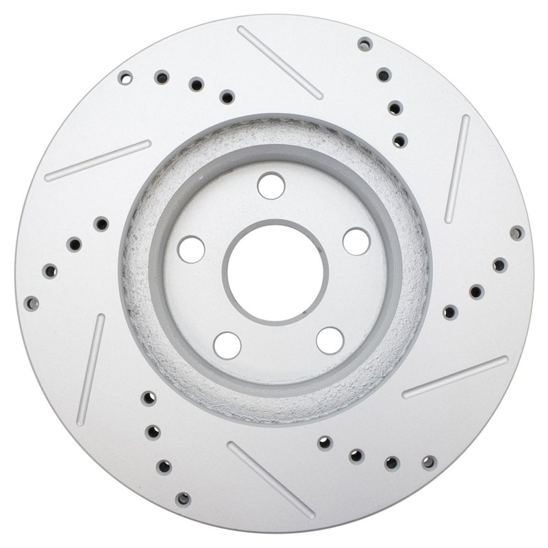 TRQ Front Ceramic Pad Coated Rotor & Calipers Kit w/Chemicals gallery