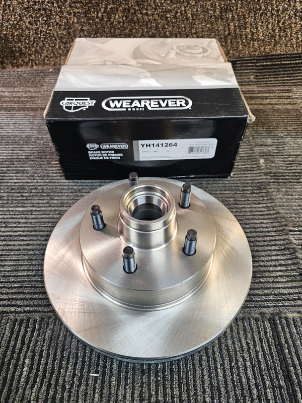 (QTY 2) For Ford Aerostar 86-91 Mazda B3000 1994 Brake Rotor & Hub Assy YH141264 gallery