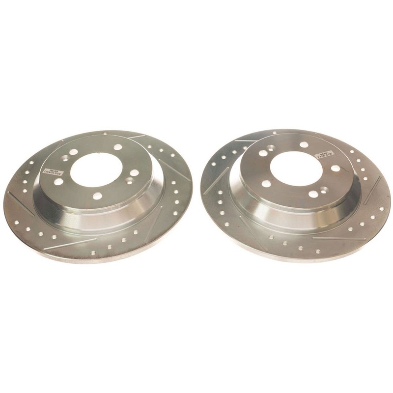 JBR1776XPR Powerstop Brake Discs 2-Wheel Set Rear FWD for Hyundai Kona Kia Soul