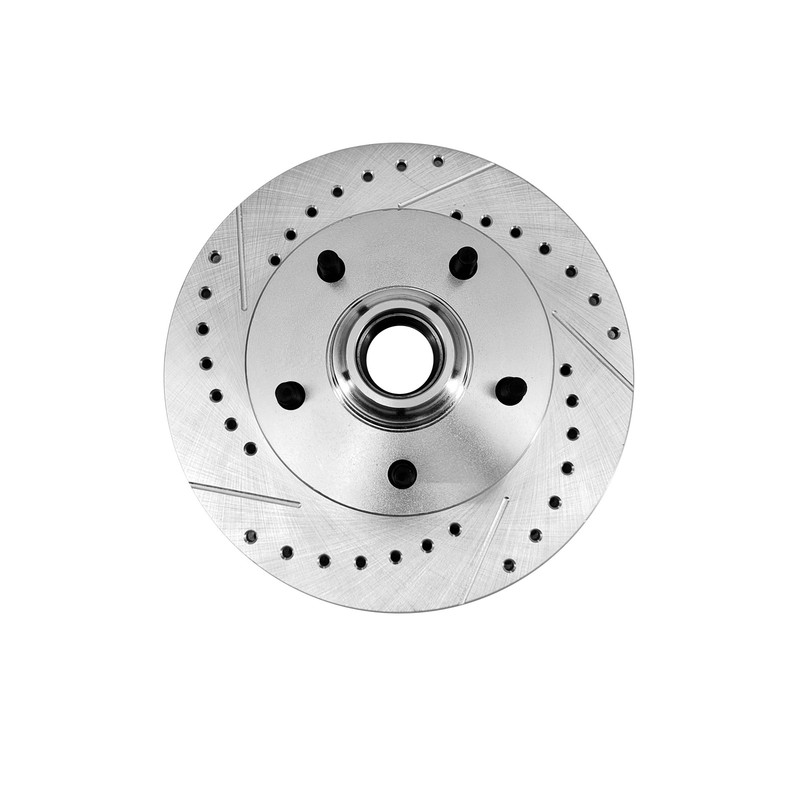 Complete 11 In Front Disc Brake Kit, Drilled/Slotted, Fits 74-80 Ford Mustang II gallery