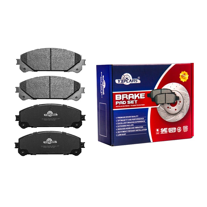 Front Rear Disc Rotors & Ceramic Brake Pads for 2008 - 2014 Toyota Highlander gallery