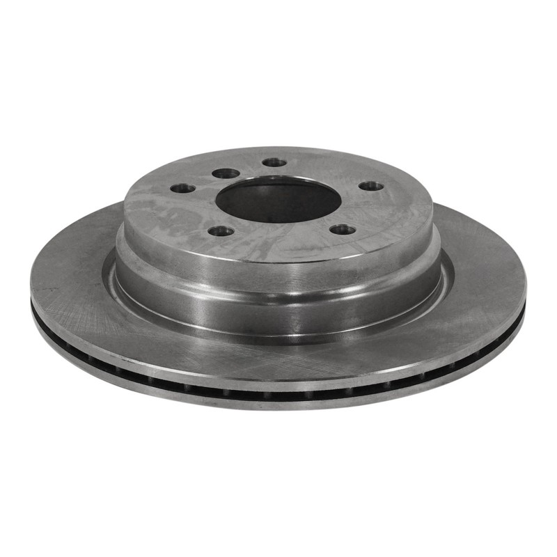 Brake Rotor Brake Pad Kit For 2007-2012 BMW 328i Rear Solid 2-Wheel Set RWD gallery