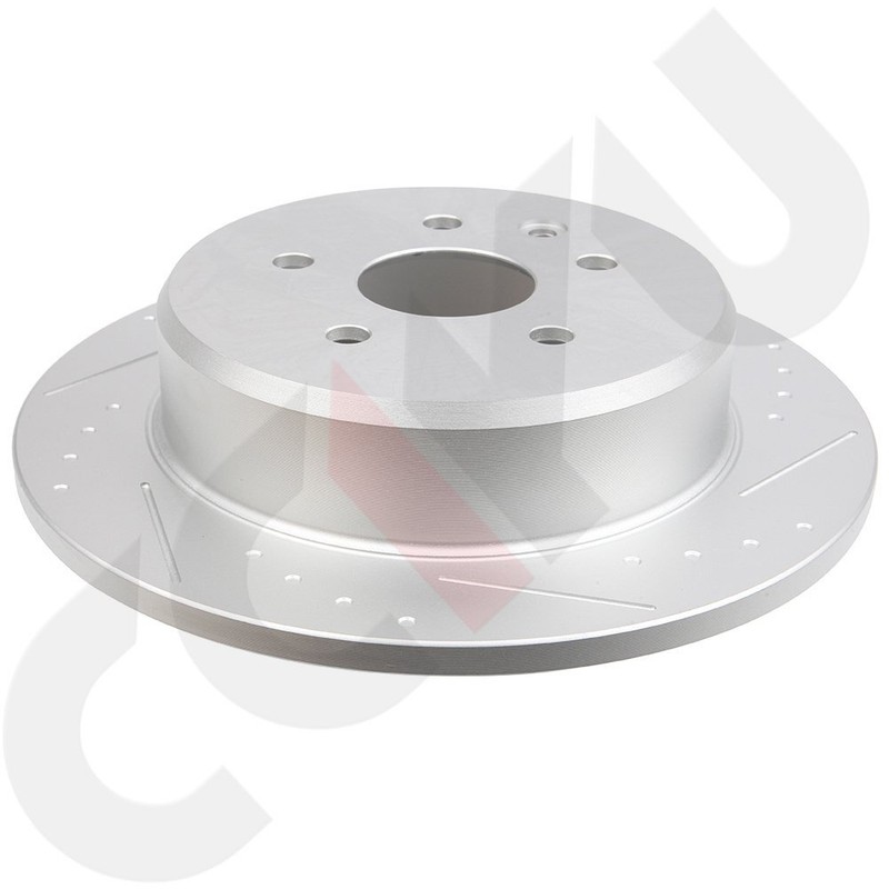 For 98-2010 Lexus GS300 GS400 GS430 IS300 SC430 Rear Slotted Brake Rotors Discs gallery