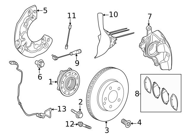 Genuine Mercedes-Benz Disc Brake Rotor Front 212-421-05-12 gallery