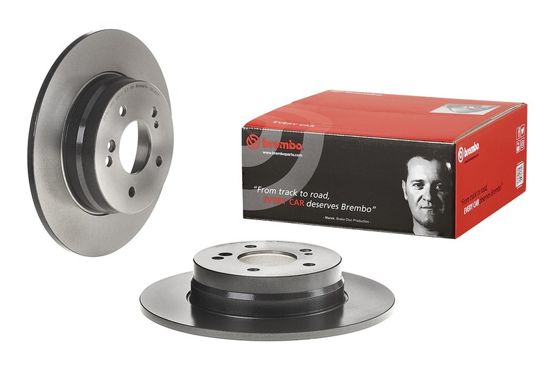 Brembo Rear Left or Right 290mm Coated Disc Brake Rotor For MB R129 SL320 SL500