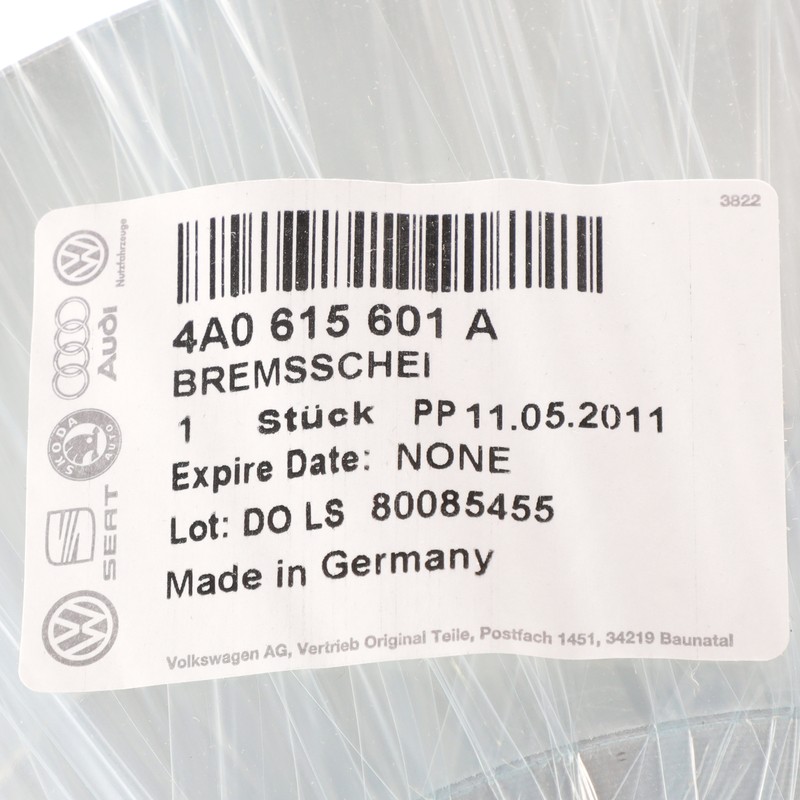NEW OEM Volkswagen 1998-2005 Passat Brake Rotor Front Rear Disc 4A0-615-601-A gallery