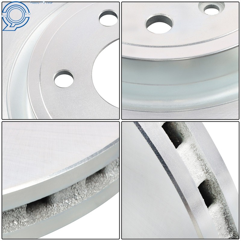 6x Front Disc Brake Rotors & Ceramic Brake Pads For Benz W166 ML250 ML350 GLE350 gallery
