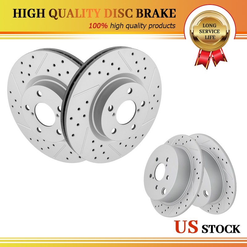 10.91″ Front and 10.79″ Rear Disc Brake Rotors for 2017-2022 2023 Subaru Impreza