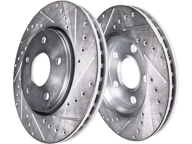 Front Detroit Axle Brake Rotor Set fits Volvo XC70 2008-2016 37YJGS