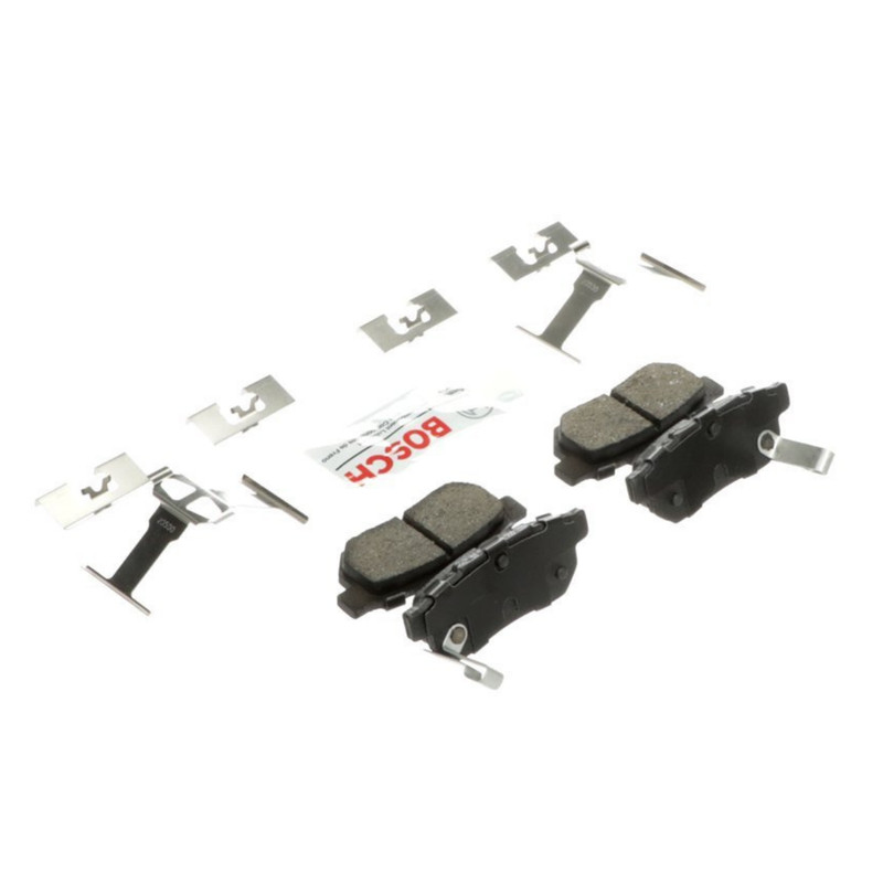 Bosch OEM Front & Rear Ceramic Brake Pads Kit For 2014 Honda, Lifetime Warranty. gallery