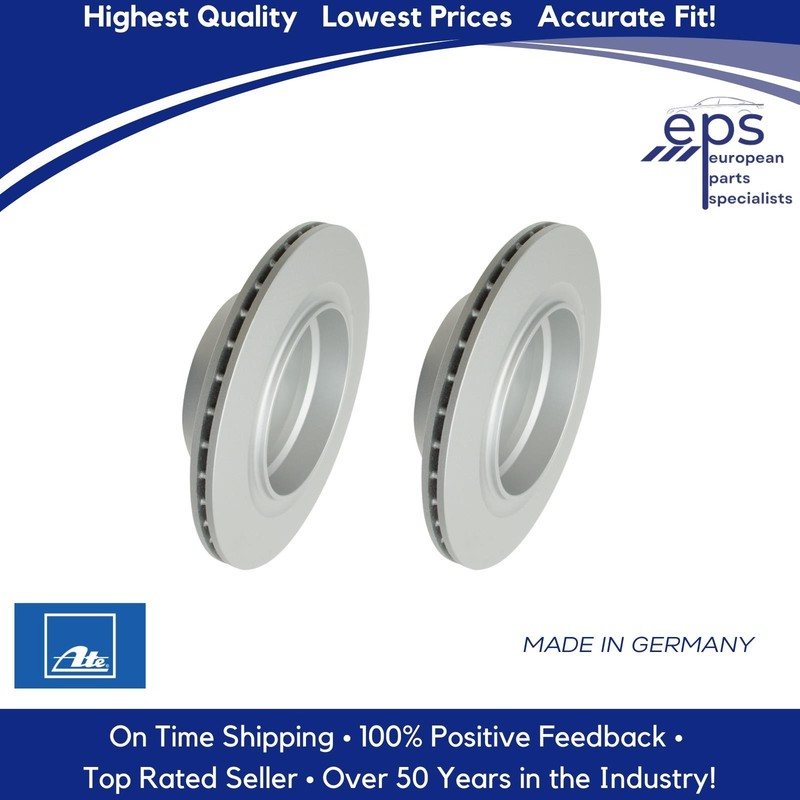 L & R Rear Brake Disc Rotors Select 2003-08 BMW Z4 Ate 34 21 6 794 303 gallery