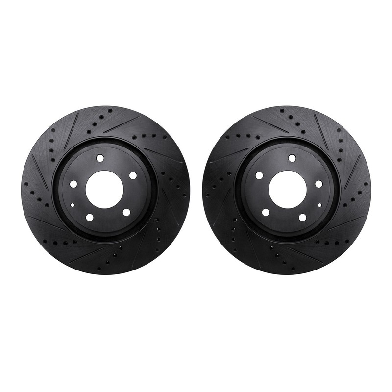 Dynamite Friction Disc Brake Rotor Set for Mazda CX-5, CX-9, 6 8002-80017