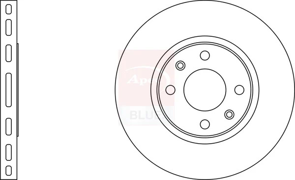 2x Brake Discs Pair Vented fits CITROEN XANTIA 2.0 Front 93 to 03 283mm Set New