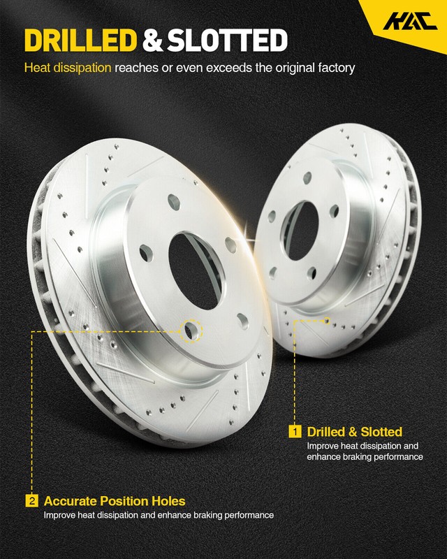 for Jeep Wrangler JK 2018 Jeep Wrangler 2007-2017 Front LH+RH Disc Brake Rotors gallery