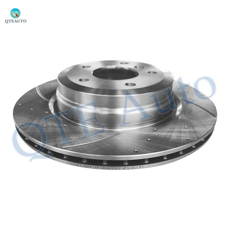 4 Front 348mm-Rear 336mm Drilled Brake Disc Rotors For 2007 2008 BMW 335XI Base gallery
