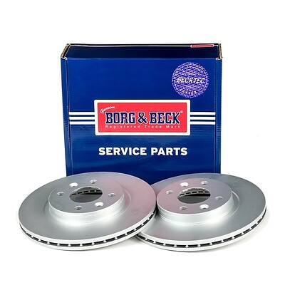 1x Brake Disc Front Borg & Beck Fits Renault Clio 1991- Kangoo 1997- 7701206339 gallery