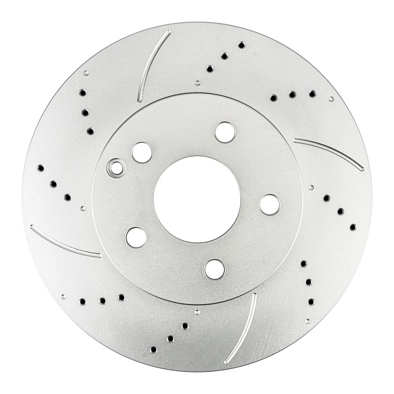 Fit For Mercedes-Benz C300 08-12 C250 12-15 Front Drilled Slotted Coated Disc gallery