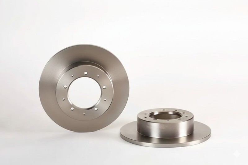 Brembo 08.5316.10 Prime OE Equivalent Solid Brake Rotors – Rear Pair