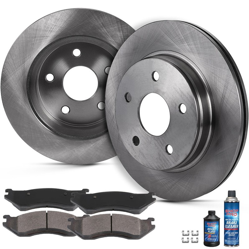 Front Brake Pads And Rotors For 2004-2006 Dodge Durango 2002-2005 Dodge Ram 1500