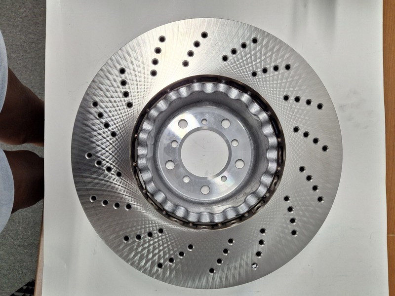 SHW Performance Front Right 374mm BMW Disc Brake Rotor - SHW BFR48061 M5, M6 gallery