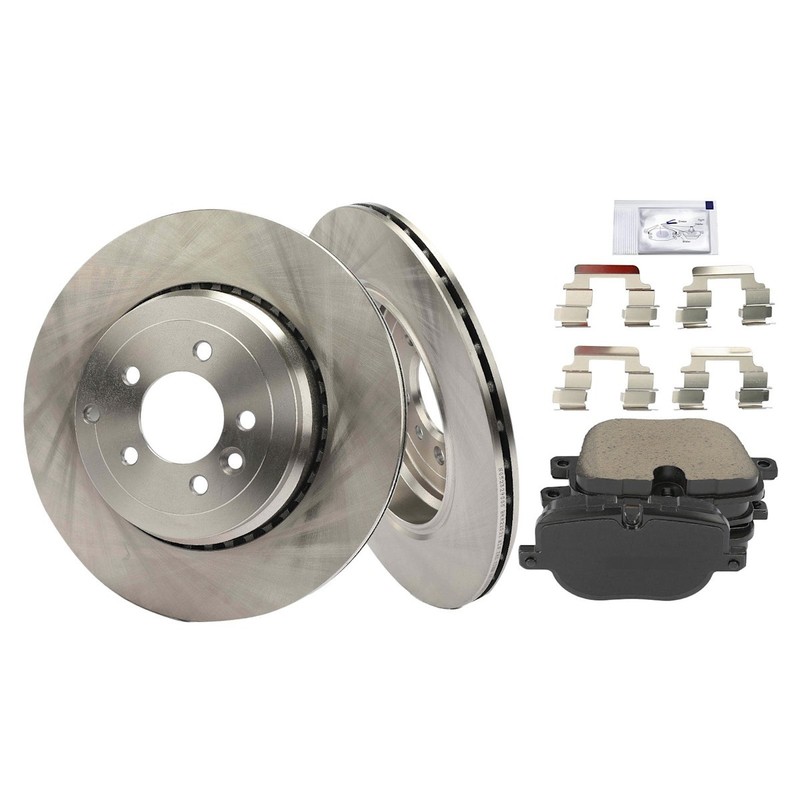 Brake Disc and Pad Kits 2-Wheel Set Rear for Range Rover Land Sport 2010-2013