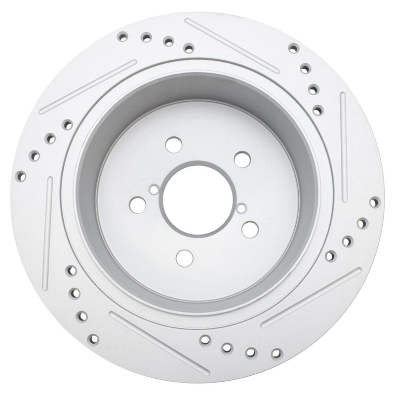 TRQ Rear Brake Rotors Set Solid For 2005-2009 Subaru Legacy Outback gallery