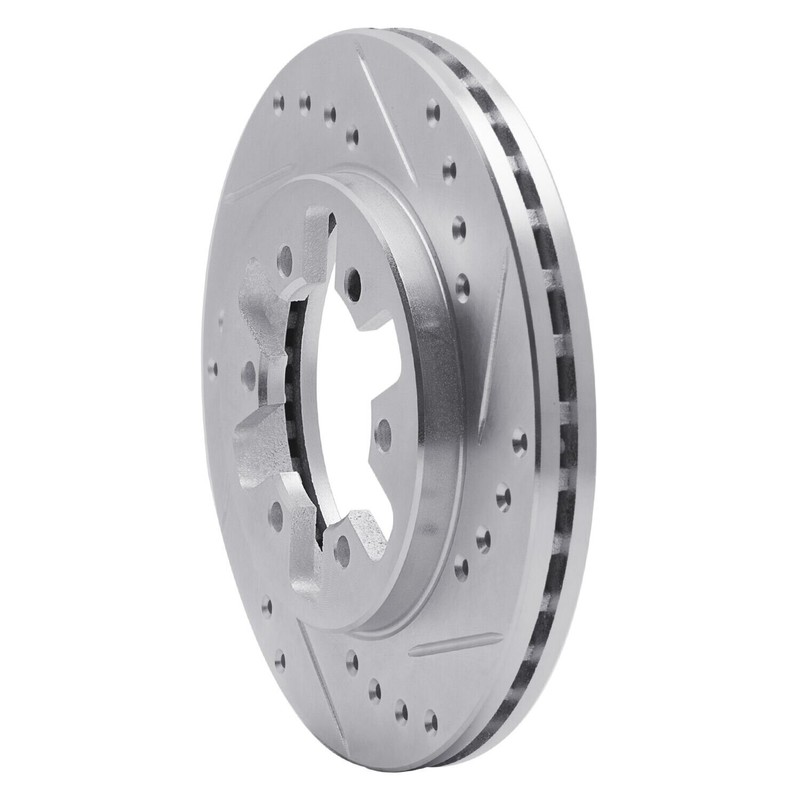 For Nissan Pickup 95-97 Brake Rotor eLINE Drilled & Slotted 1-Piece Front gallery