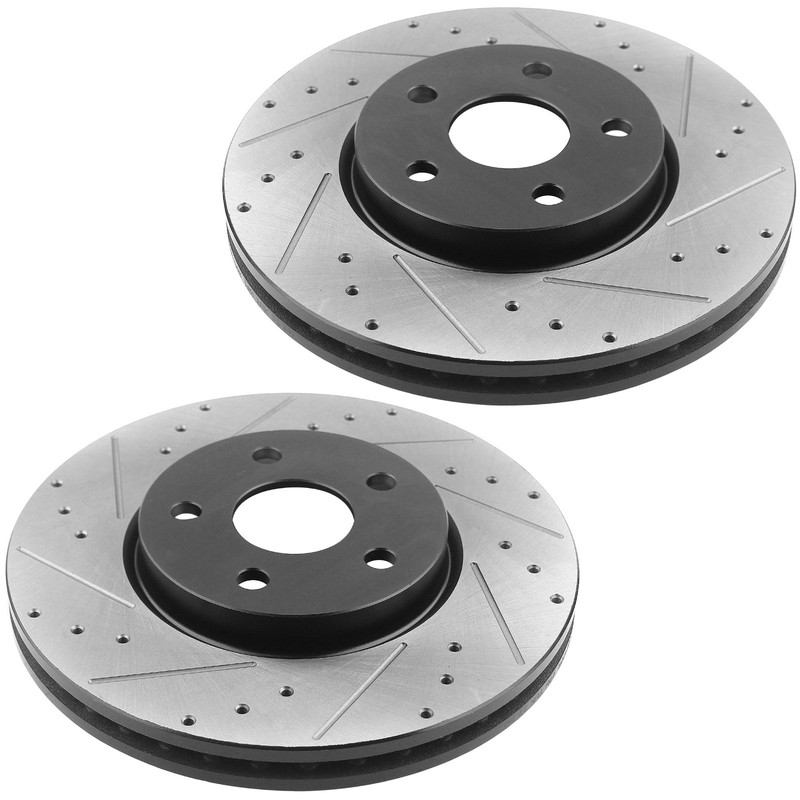 For CHEVROLET EQUINOX Rear Brake Disc Rotors 2010 2011 2012 2013 2014 2015-2017 gallery