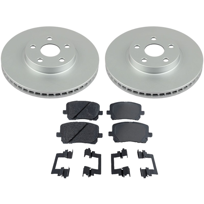 KIT-090221-630 Sure Stop 2-Wheel Set Brake Disc and Pad Kits Front for Corolla