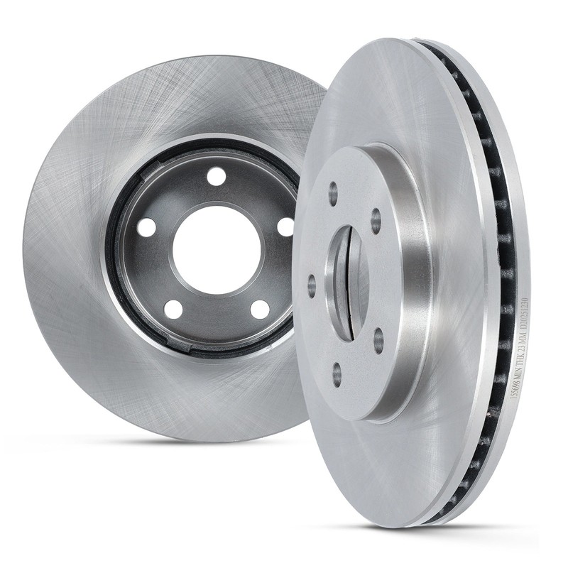 Front Vented Solid Brake Rotors 2X For Chevrolet Hhr 2008 2009 2010 2.2L 2.4L