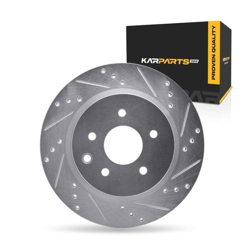 For Infiniti EX35 2008-2012 Brake Rotor Rear Passenger Side | Cast Iron | Vented