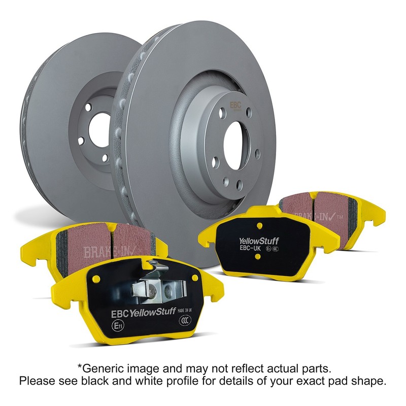EBC Rear Yellowstuff 4000 Brake Kit for Fiat 124 Spider/Mazda MX5 S13KR1623