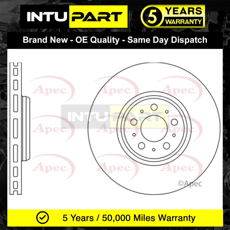 Fits Volvo XC90 2002-2014 IntuPart Front Brake Disc 306573015