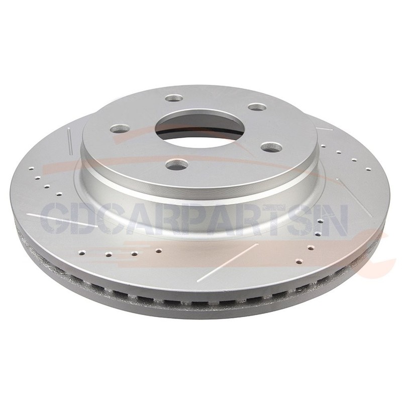 Brake Front Disc Rotors And Ceramic Pads Drilled Slot For 04 -06 Dodge Durango gallery