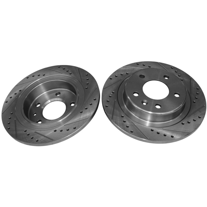 2Pc Rear Drilled Disc Brake Rotor for Buick Regal Sportback Chevy Equinox Malibu gallery
