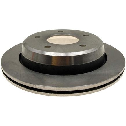 Acdelco 18A656A Disc Brake Rotor 5 Lug Holes, Non Coated, Plain Vented, Rear
