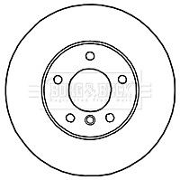 Premier Rear 1x Brake Disc Fits BMW 1 Series 2007-2013 2.0 D 3.0 34216855005 gallery