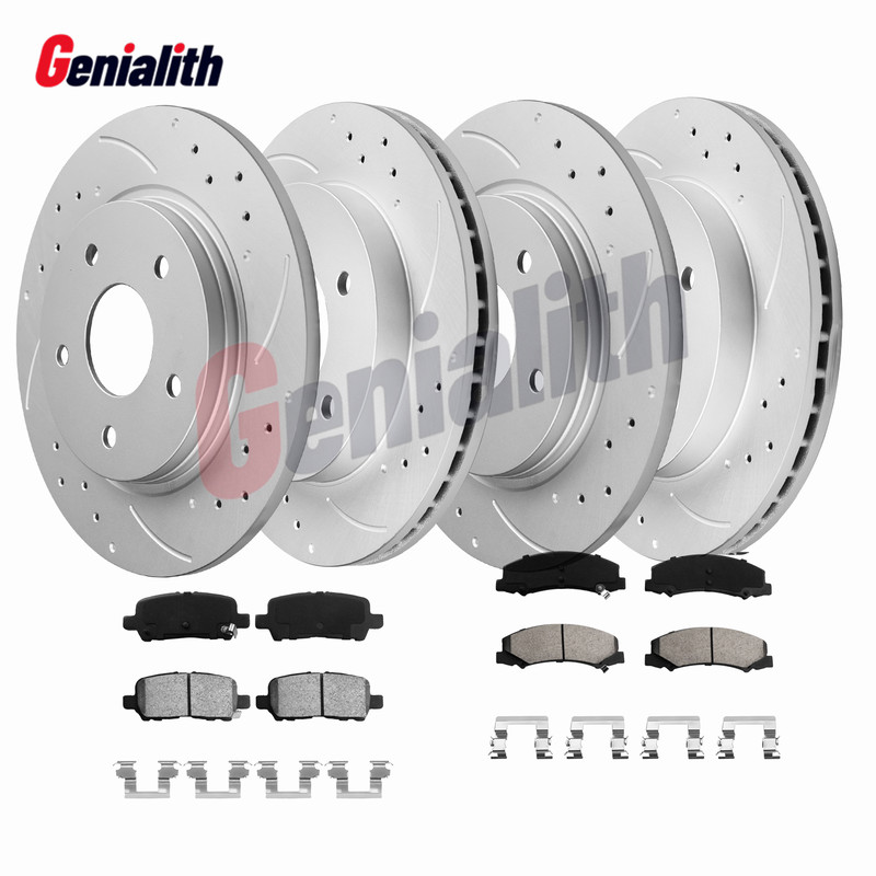 11.93″ Front 10.63″ Rear Disc Brake Rotors Brake Pad for 2011-2013 Chevy Impala