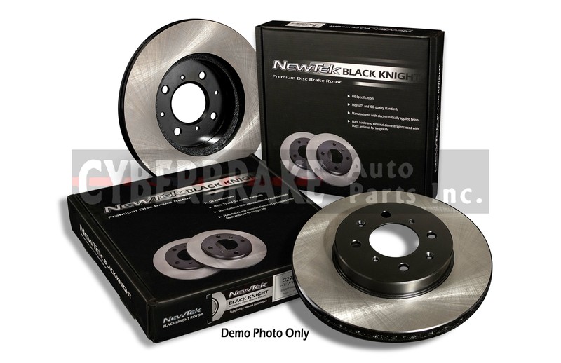 31268E Rear Premium Black E-Coat Rotor Pair of 2