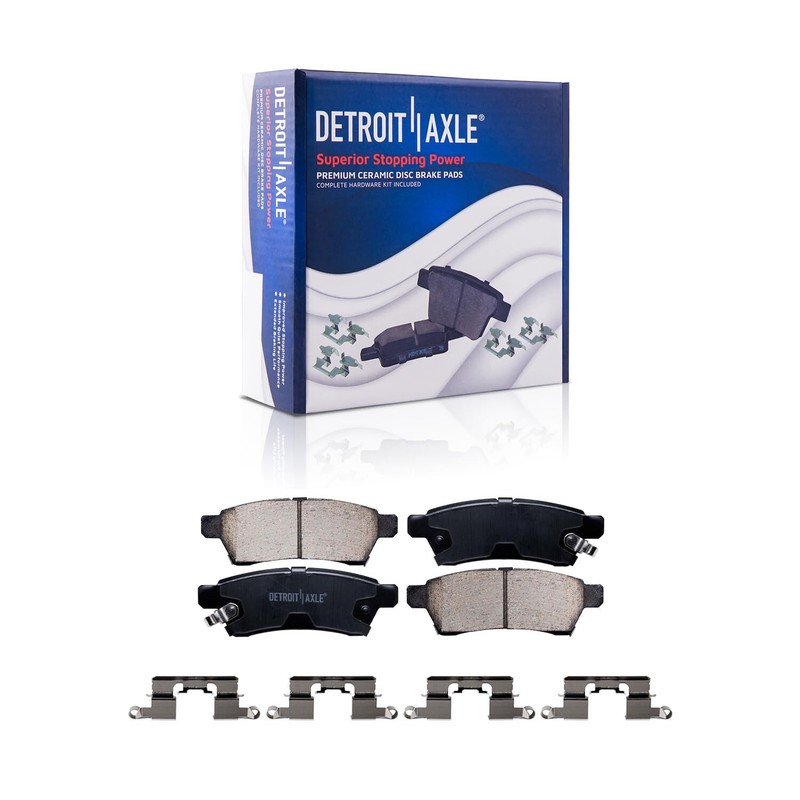 Rear Drilled Rotors Brake Pads for 2005 2006-2019 Nissan Frontier Xterra Equator gallery