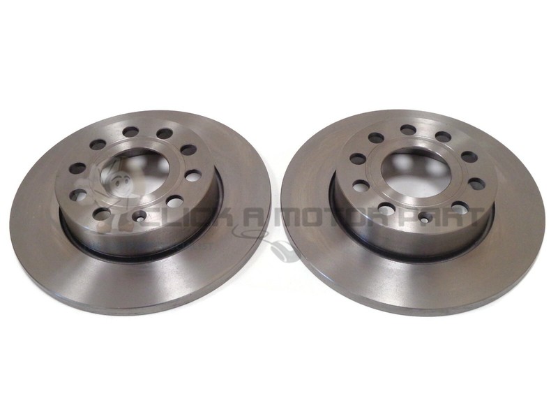 VW JETTA 1.4 TSi 1.6 FSi 2.0 1.9 TDI 2005-2010 REAR 2 BRAKE DISCS SET (256MM)