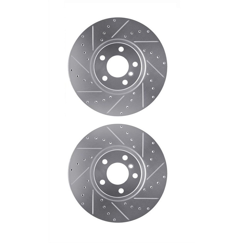 For Buick Regal 2011-2017 Rotor Set | Silver | Drilled And Slotted gallery