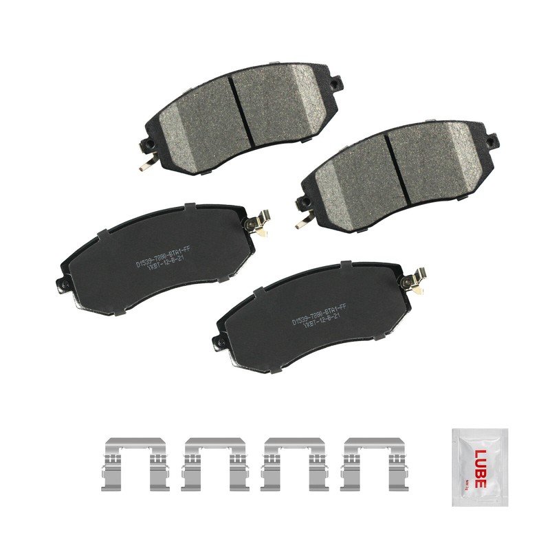 Front & Rear Disc Brake Rotors and Ceramic Pads for Subaru Forester XV Crosstrek gallery