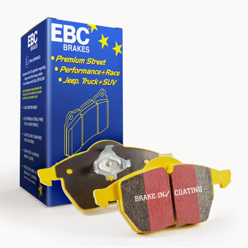 EBC Yellowstuff Brake Pads for Lincoln MKZ & Continental 2017-2018 – Front gallery