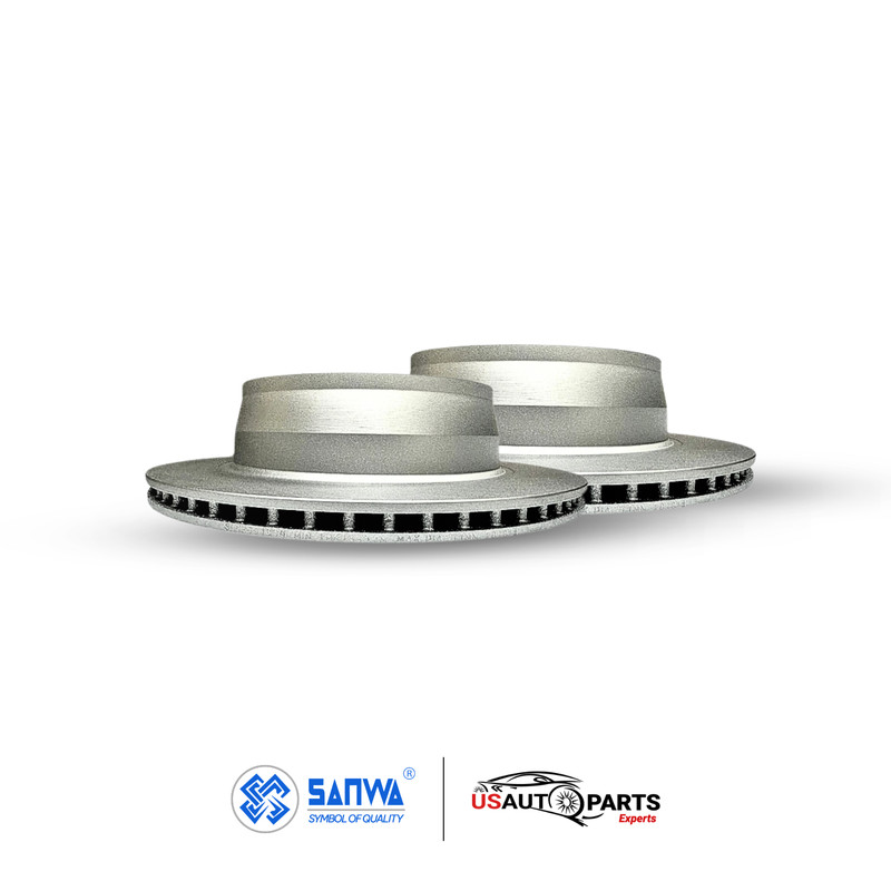 FRONT & REAR BRAKE ROTOR SET GEOMET COATED FOR CADILLAC ESCALADE AVALANCHE 07-20 gallery