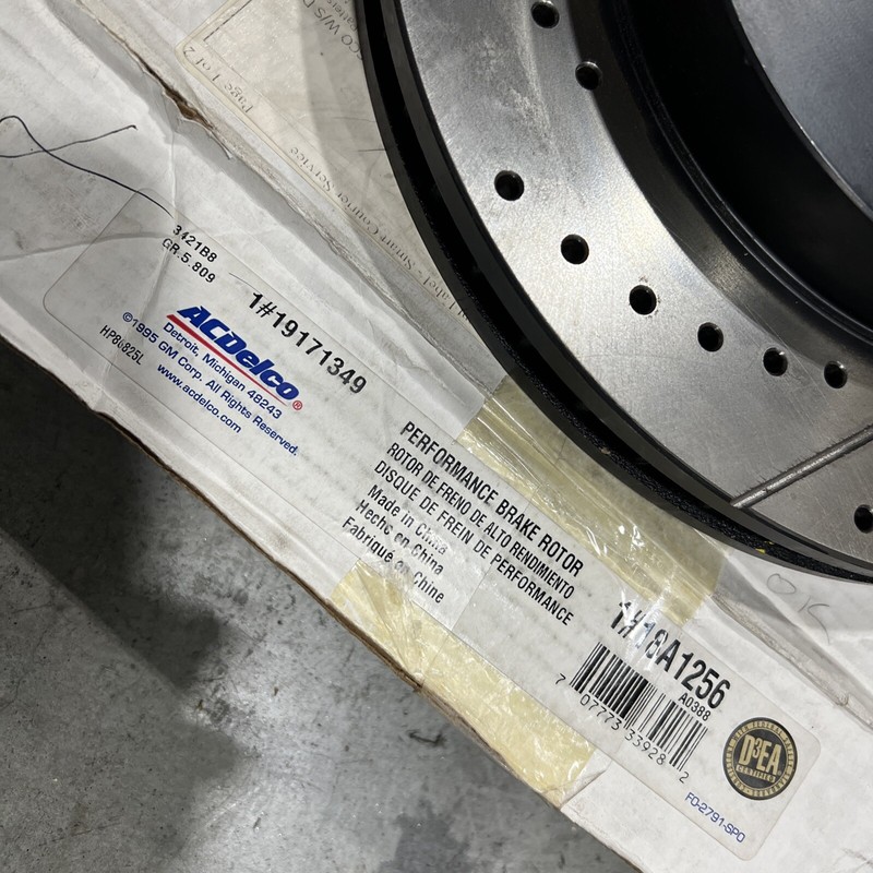 ACDelco Performance Brake Rotor Assembly 19171349 for Severe Duty 18A1256 gallery